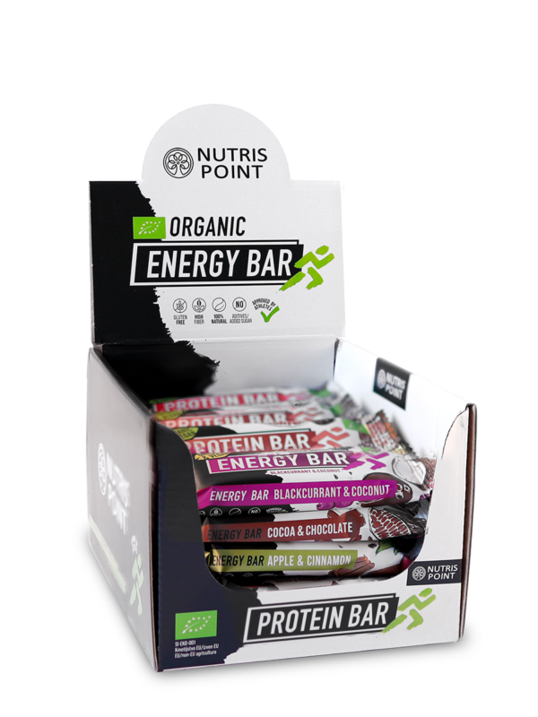MIX BOX - 20 x Organic Energy & Protein Bars MOVE