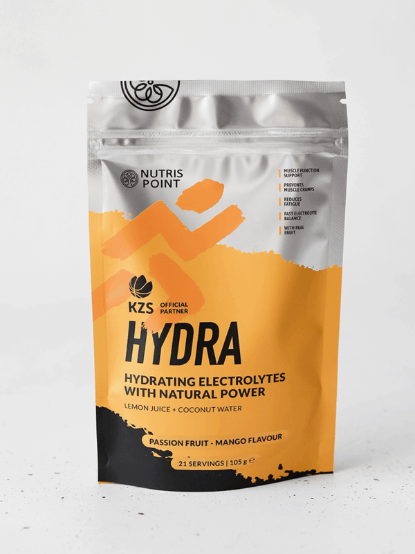 HYDRA electrolytes with lemon juice, Passion fruit - Mango flavor 21 servings | Food Supplement