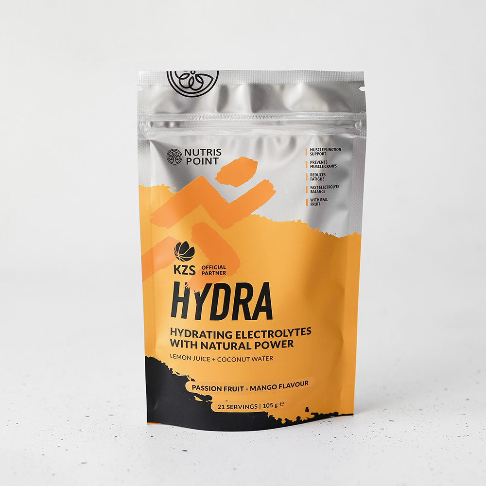 HYDRA electrolytes with lemon juice, Passion fruit - Mango flavor 21 servings | Food Supplement