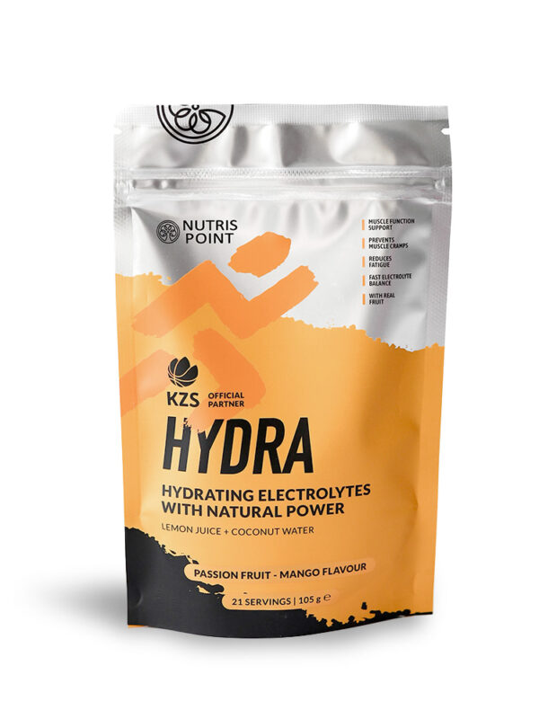 HYDRA elektroliti z limoninim sokom, Okus Mango in Pasijonka | Prehransko dopolnilo