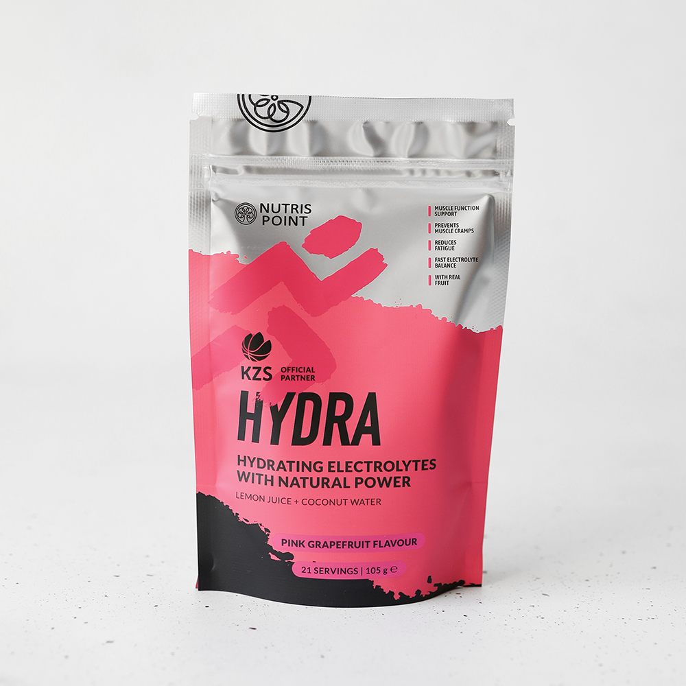 HYDRA electrolytes with lemon juice, Pink grapefruit flavor 21 servings | Food Supplement